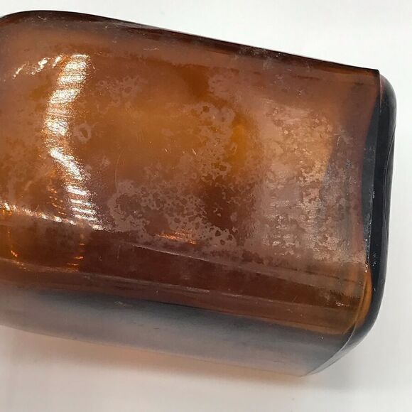 Vintage Squared Brown Glass Snuff Bottle Bundle of 5 - Picture 16 of 16